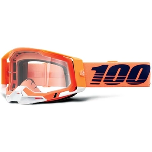 100 Percent Racecraft 2 MTB Goggles Coral/Clear Lens