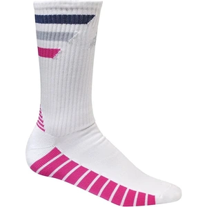 Adidas Single 3-Stripe Crew Sock - White/Blue - 10.5-13.5