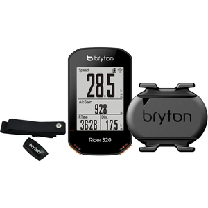 Bryton Rider 320T GPS Cycle Computer Bundle With Cadence & Heart Rate