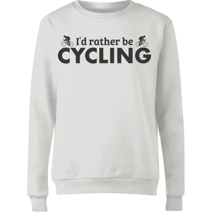 By IWOOT I'd Rather be Cycling Women's Sweatshirt - White - 4XL - White