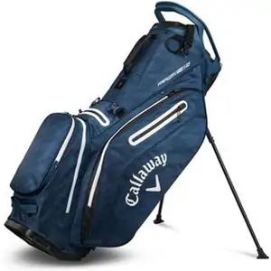 Callaway Fairway 14 HD Waterproof Golf Stand Bag - Navy Houndstooth