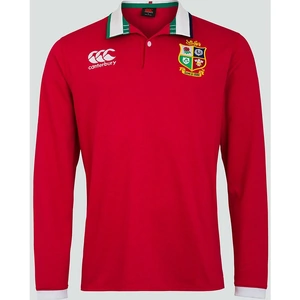 Canterbury Mens British & Irish Lions Long Sleeved Classic Jersey Red - 3xl