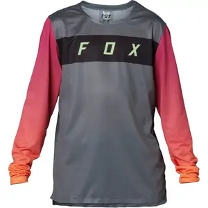Fox Clothing Fox Flexair Youth LS MTB Jersey Pewter