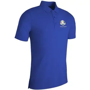 Glenmuir Official Ryder Cup 2023 Deacon Polo Ascot Blue - L