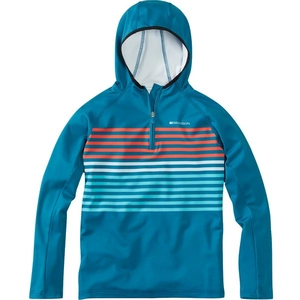 Madison Zen Youth LS Hooded Top Blue