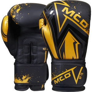 MCD Fuego Boxing Gloves Black/Gold 14oz