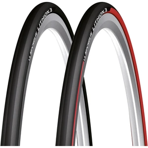 Michelin Lithion 3 Folding Clincher Road Tyre - 700c x 23mm - Red