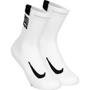 Nike Multiplier Crew Sports Socks 2 Pack white, size: 34-38