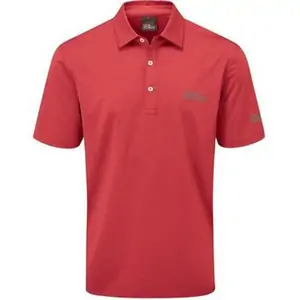 Oscar Jacobson Chap Tour Men's Golf Polo Shirt - Red