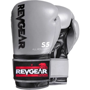 Revgear S5 All Rounder Boxing Glove Grey Black Grey 16oz