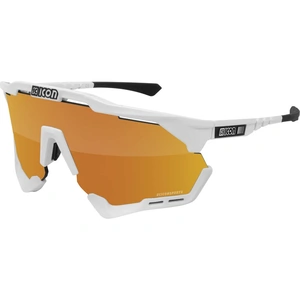Scicon Aeroshade XL Road Sunglasses - White Gloss/SCNPP Multimirror Bronze
