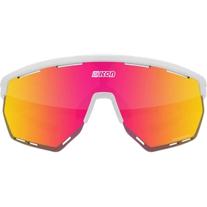 Scicon Aerowing Road Sunglasses - White Gloss - Multimirror Red