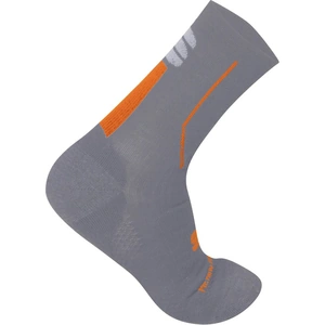 Sportful Merino Wool 18 Socks - XXL - Cement/Orange