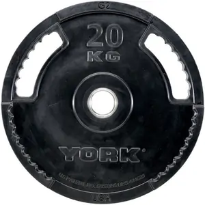 Sweatband York 20kg G2 Rubber Thin Line Olympic Weight Plate