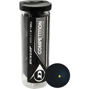 Sweatband Dunlop Competition Squash Balls - Tube of 3