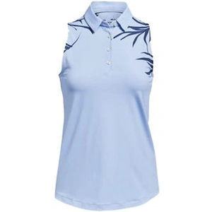 Under Armour Womens Iso-Chill Sleeveless Golf Polo Shirt - Blue