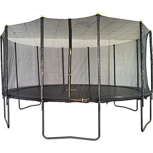 Velocity 16ft Powder Coated Trampoline with Safety Enclosure