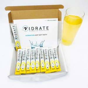 Product Name: ViDrate 20 Pack Product Info: 20 x ViDrate sachets Delivery: All UK orders over £20 FREE! (3-5 Working Days) £2.99 Under £20. Product Description: This ViDrate 20 Pack of electrolyte sachets comes in a choice of 20 sachets