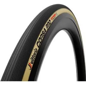 Vittoria Corsa Pro Folding Tubeless G2.0 Cotton Road Tyre 700x24c - Black/Tan
