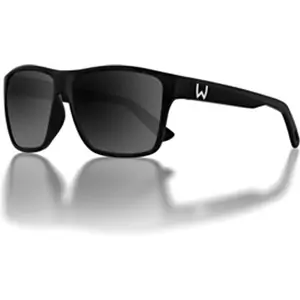 Westin W6 Street 200F Sunglasses Matte Black Frame - Blue White Lens